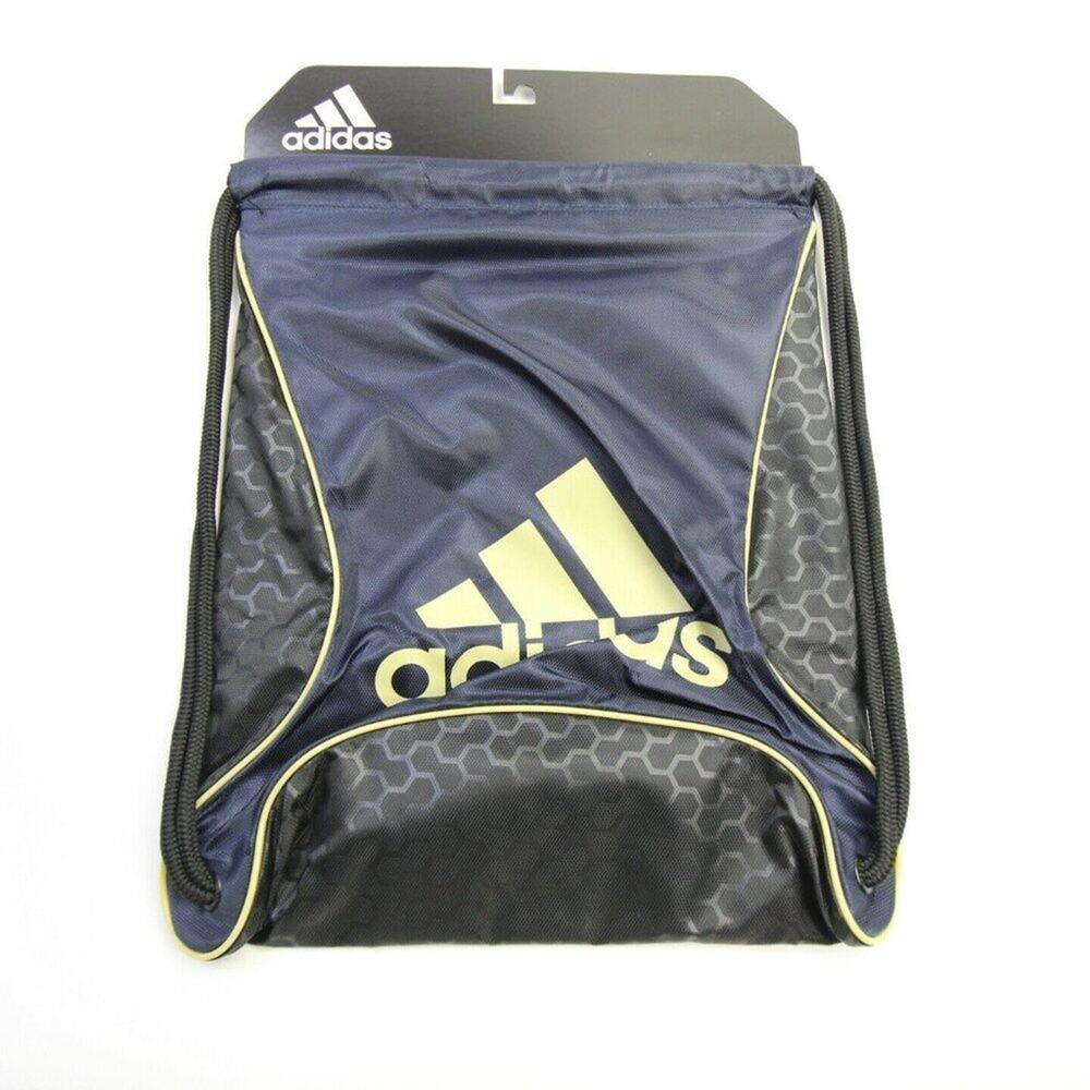 Unisex adidas Notre Dame Bolt Drawstring Backpack || EUC